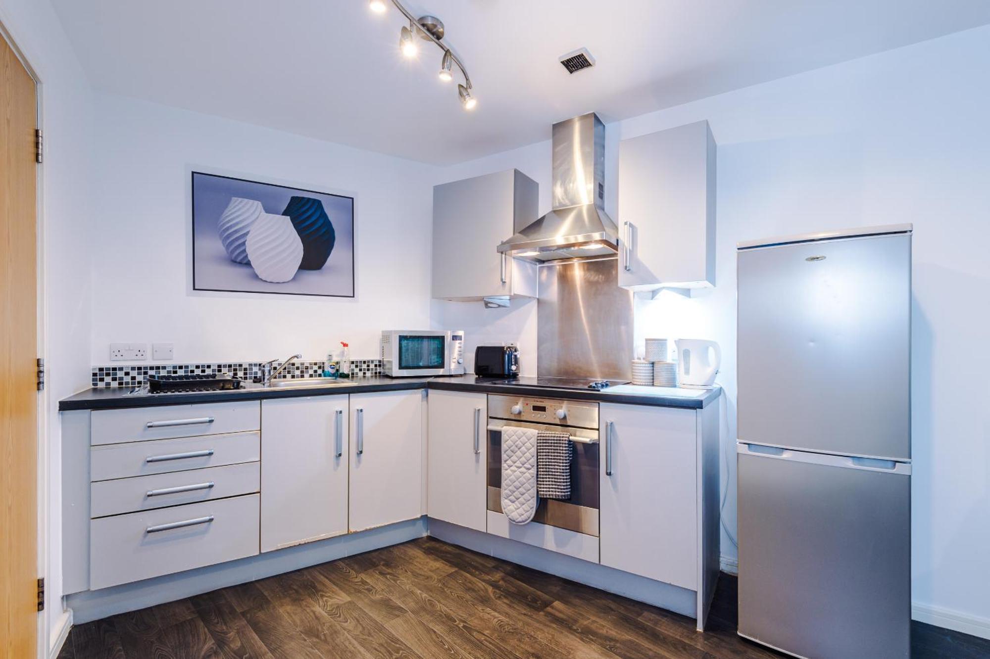 2 Bed Apartment With Balcony Private Parking Near Etihad Stadium, Coop Live Manchester Buitenkant foto